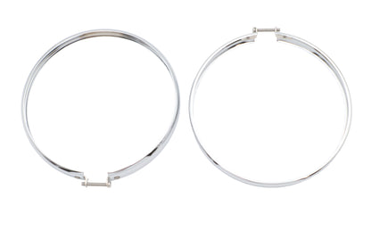 5-3/4 Headlamp Chrome Outer Rim Set