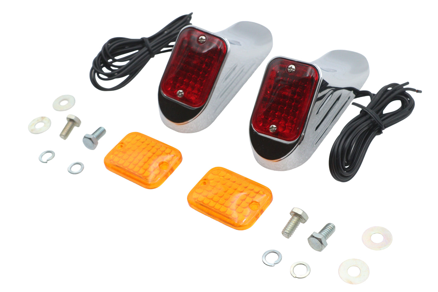 Deco Marker Lamp Set Bulb Type With Red and Amber Lenses