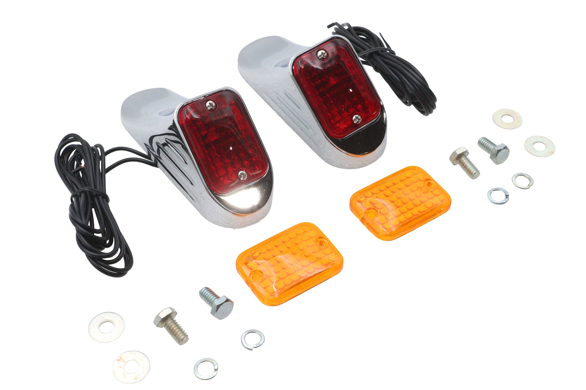 Deco Marker Lamp Set Bulb Type With Red and Amber Lenses