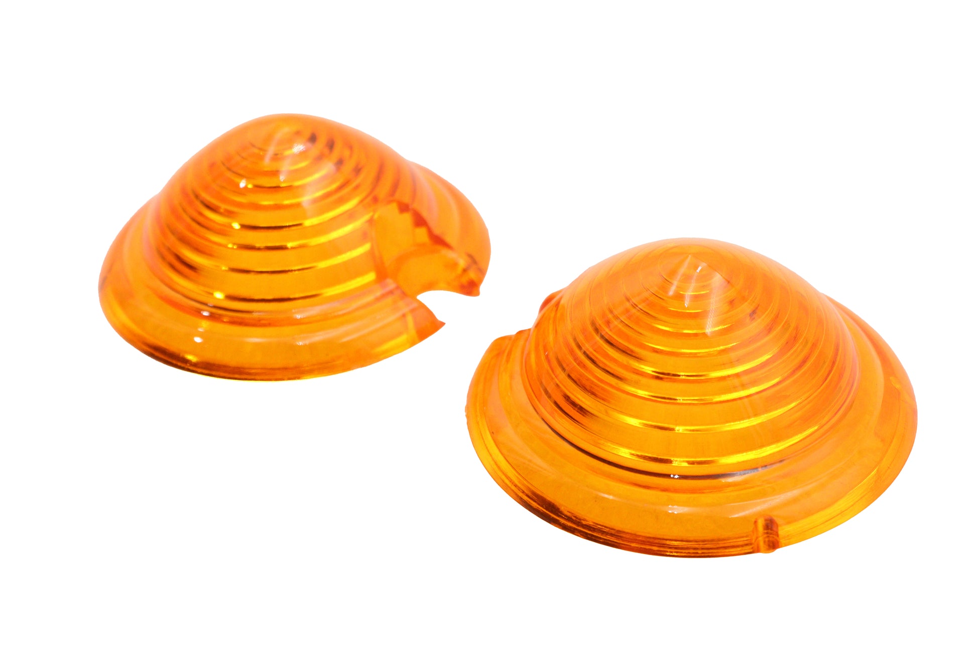 Bullet Style Marker Lamp Amber Lens Set