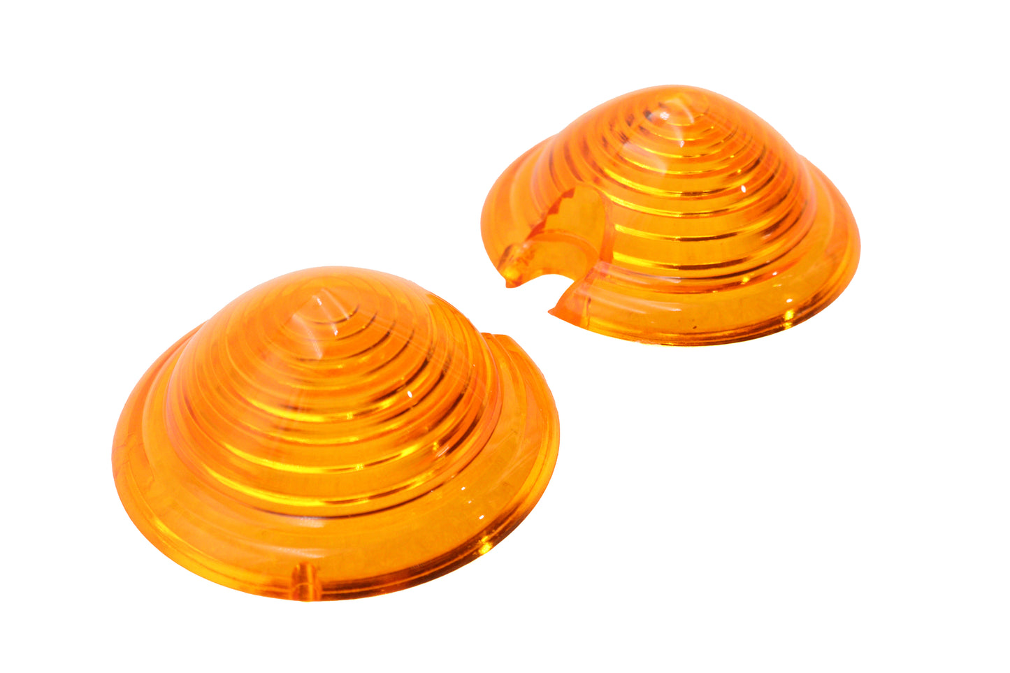 Bullet Style Marker Lamp Amber Lens Set