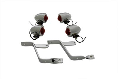 Captain America Style Marker Lamp Kit With Red Lens