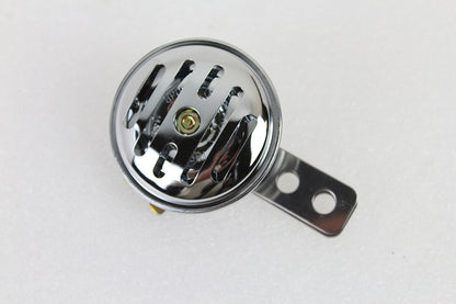 Slotted Style 12 Volt Mini Horn Chrome