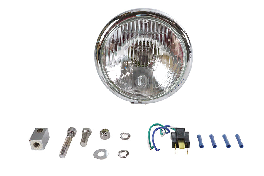 5-3/4 Headlamp Assembly Teardrop Style