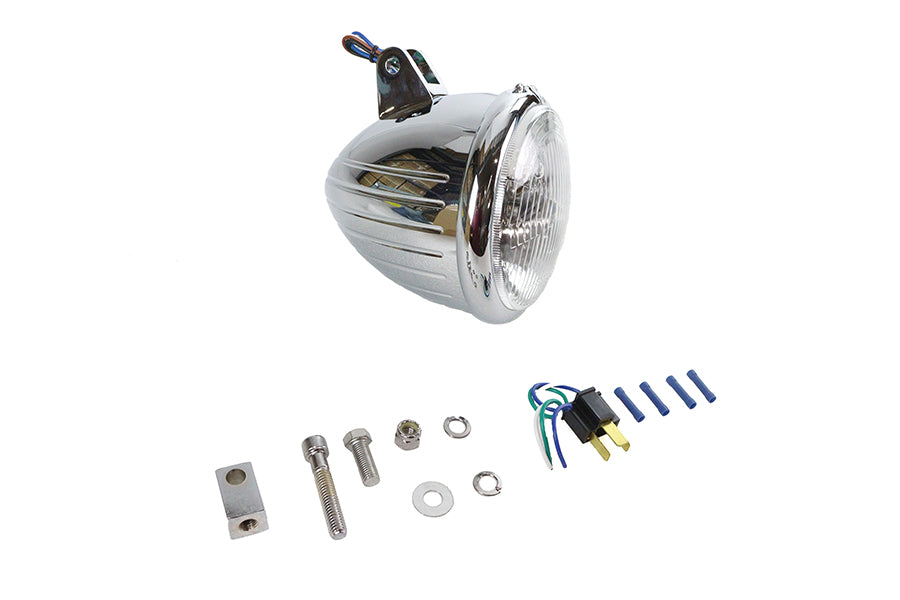 5-3/4 Headlamp Assembly Teardrop Style
