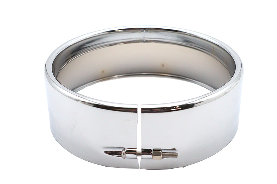 5-3/4 Outer Headlamp Chrome Frenched Trim Ring