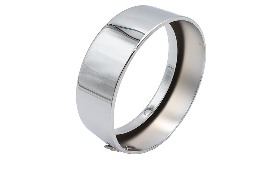 5-3/4 Outer Headlamp Chrome Frenched Trim Ring