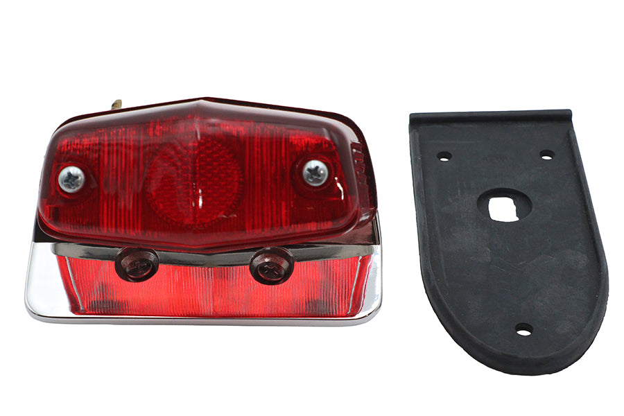Chrome Sport Tail Lamp Assembly Lucas Style