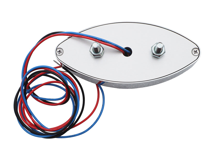 Spike Style Chrome LED License Plate Lamp