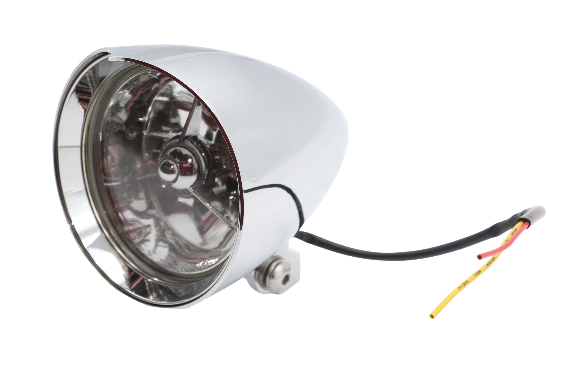 4-1/2 Round Chrome Billet Headlamp