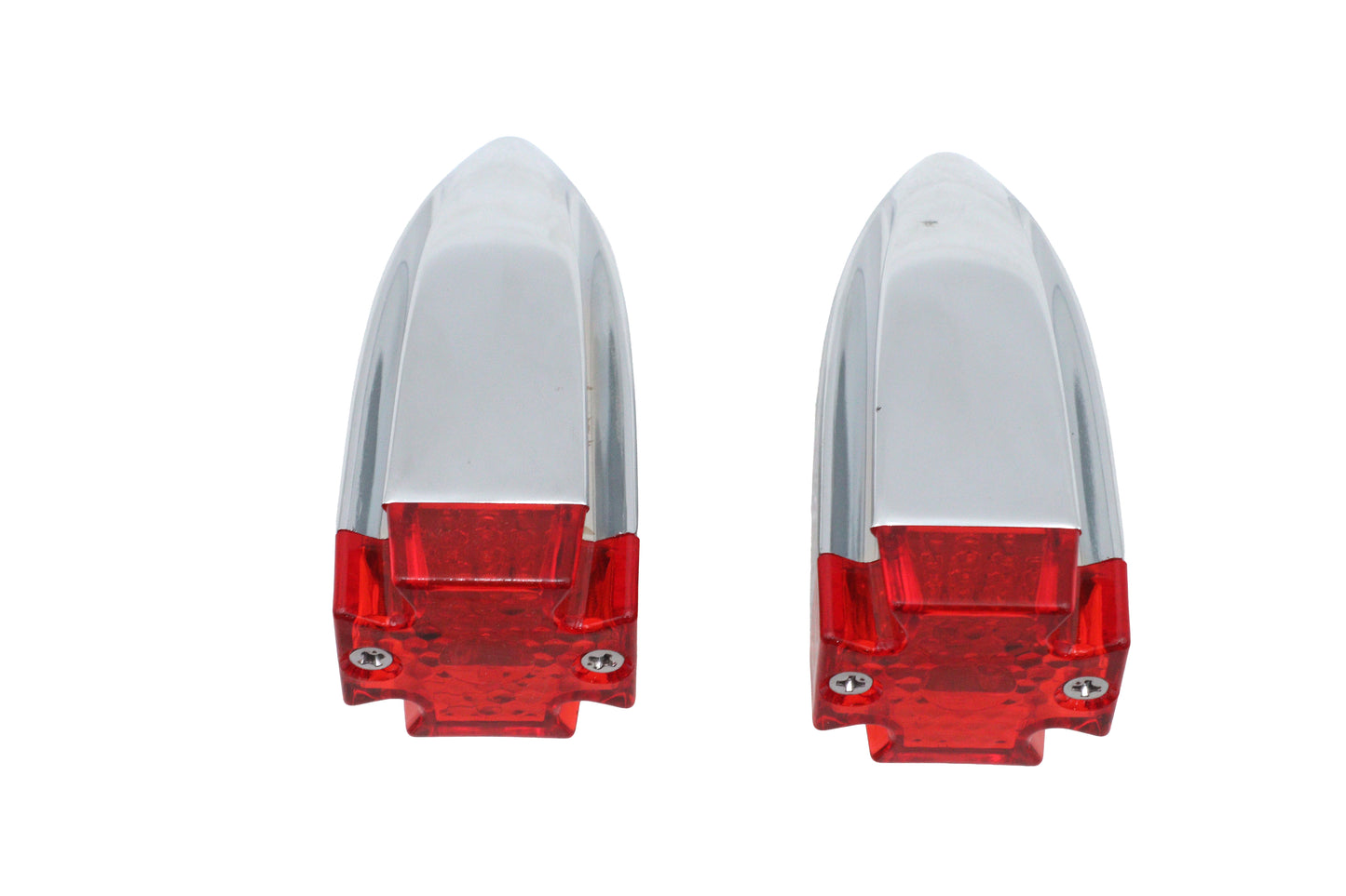 Red Lens with Amber LED Marker Lamp Set