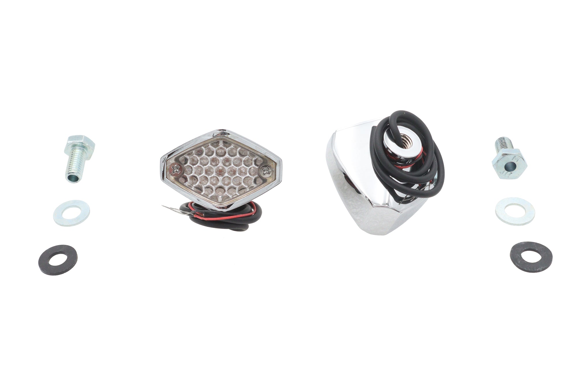 Red LED Clear Lens Micro Marker Lamp Set