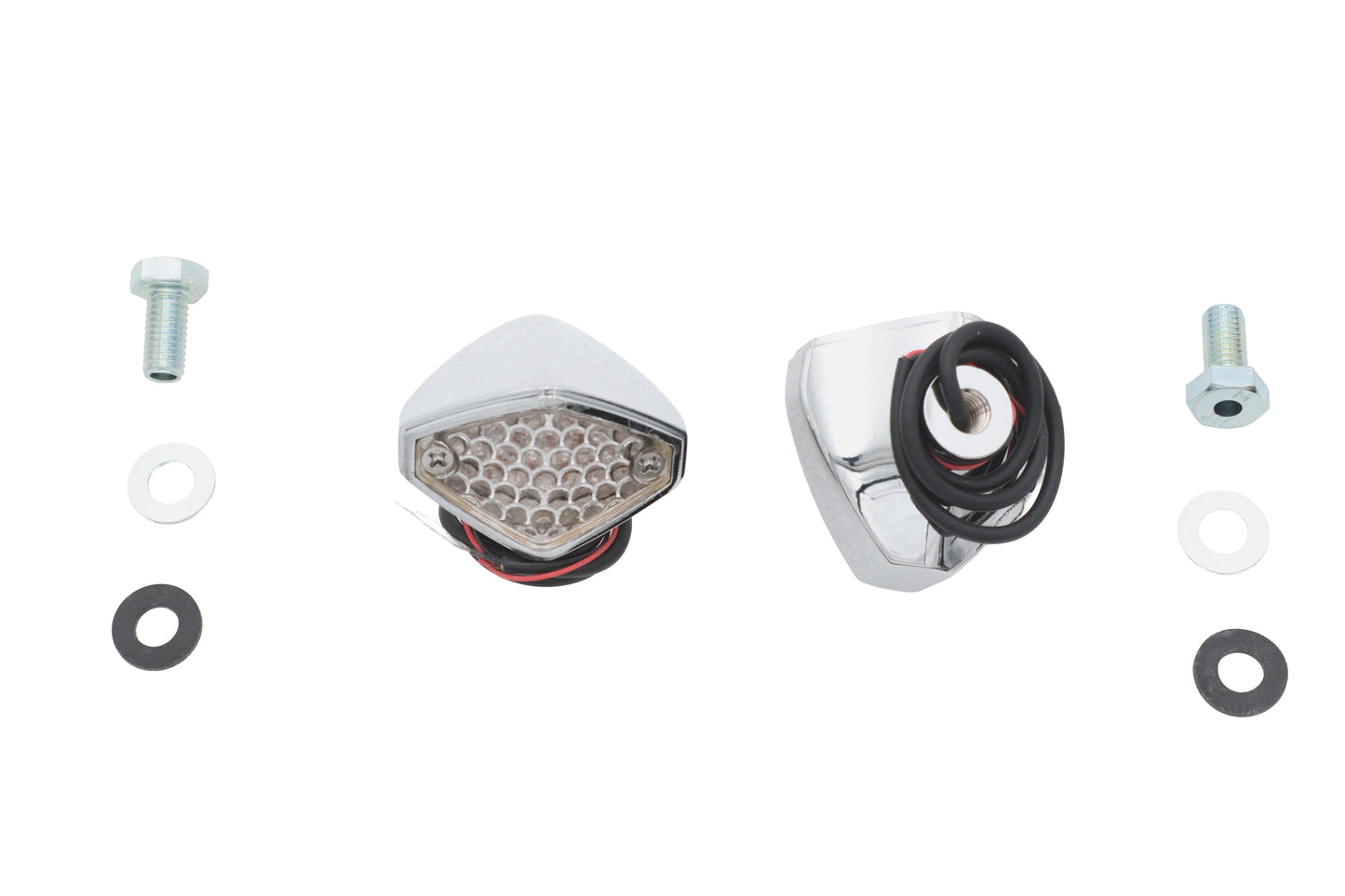 Red LED Clear Lens Micro Marker Lamp Set