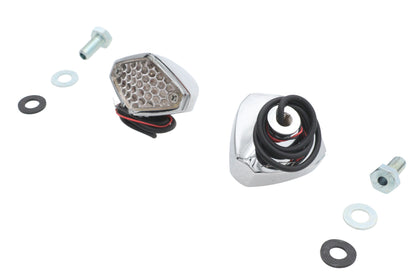 Red LED Clear Lens Micro Marker Lamp Set