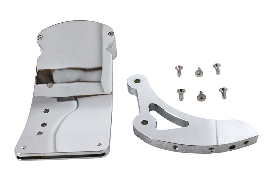 Chrome Curved Cateye Style Tail Lamp Kit