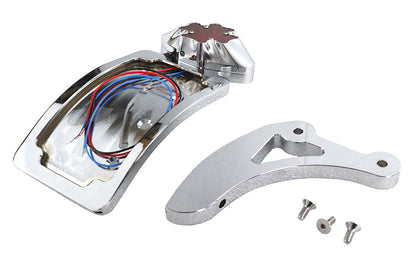 Chrome Maltese Tail Lamp Assembly