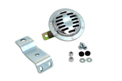 Left Side 6 Volt Chrome Horn Kit