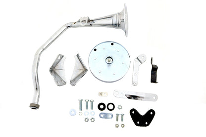 Trumpet Style 6 Volt Chrome Horn Kit