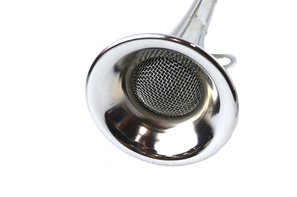 Trumpet Style 6 Volt Chrome Horn Kit