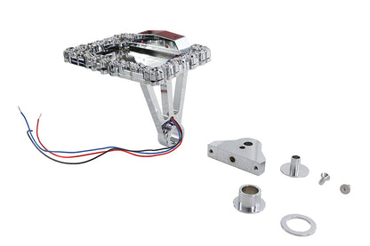 Chrome Skull Style Tail Lamp Assembly