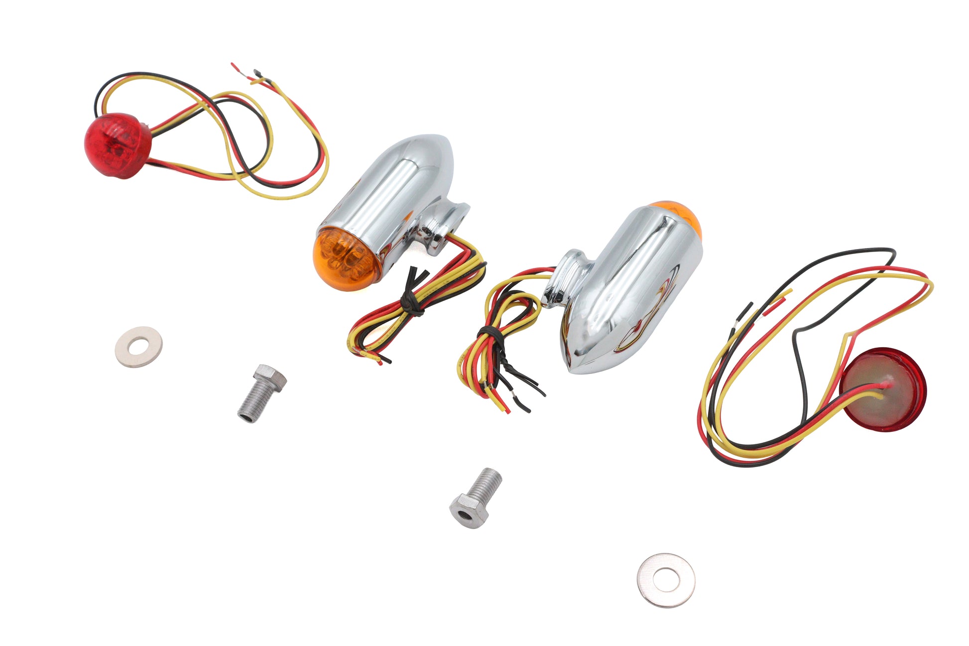 Bullet Marker Lamp Set with Red and Amber LEDs