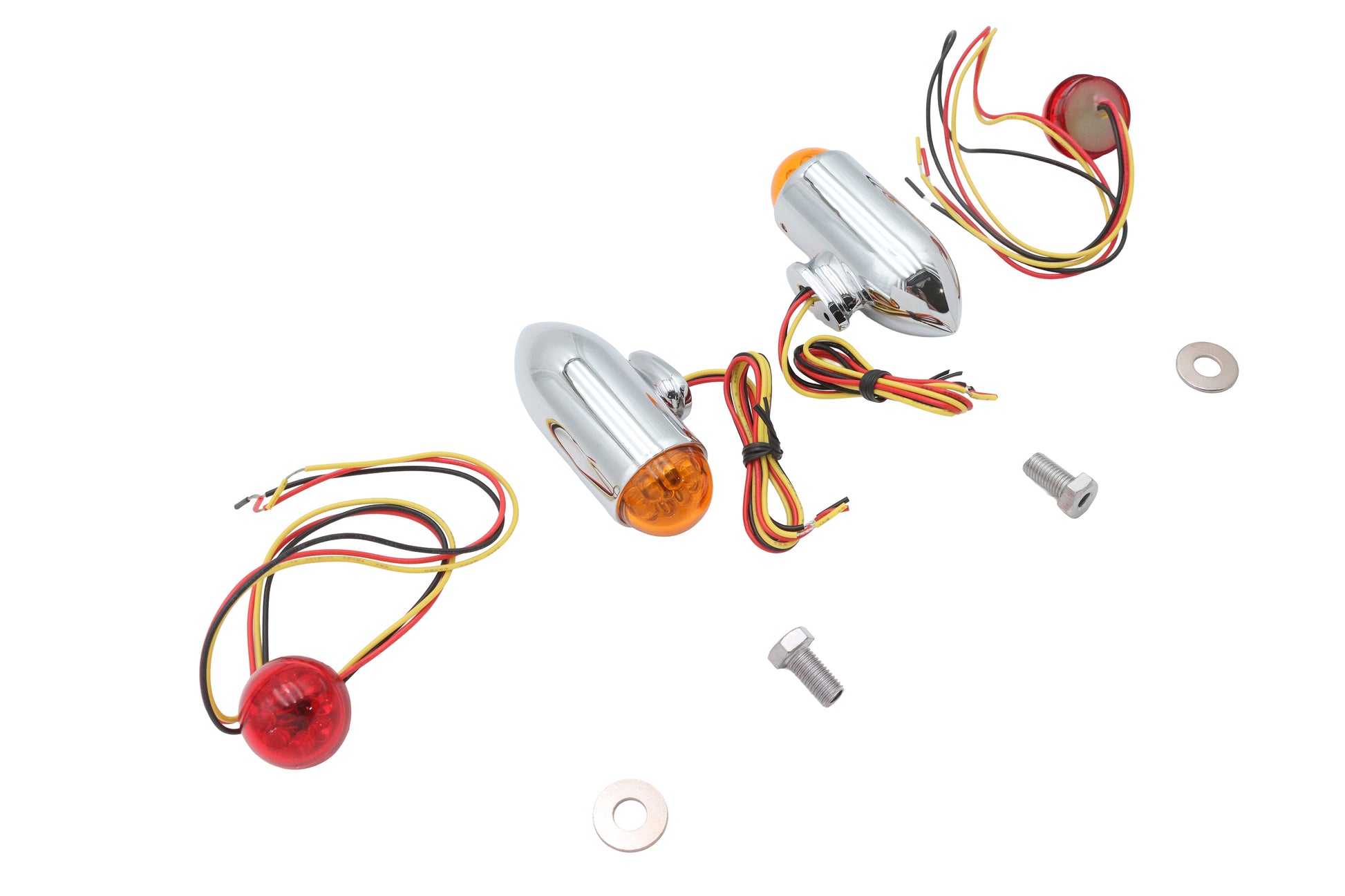 Bullet Marker Lamp Set with Red and Amber LEDs