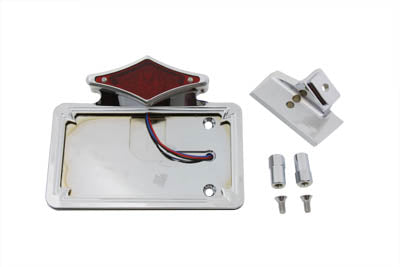 Chrome Horizontal LED Tail Lamp Kit Diamond Style