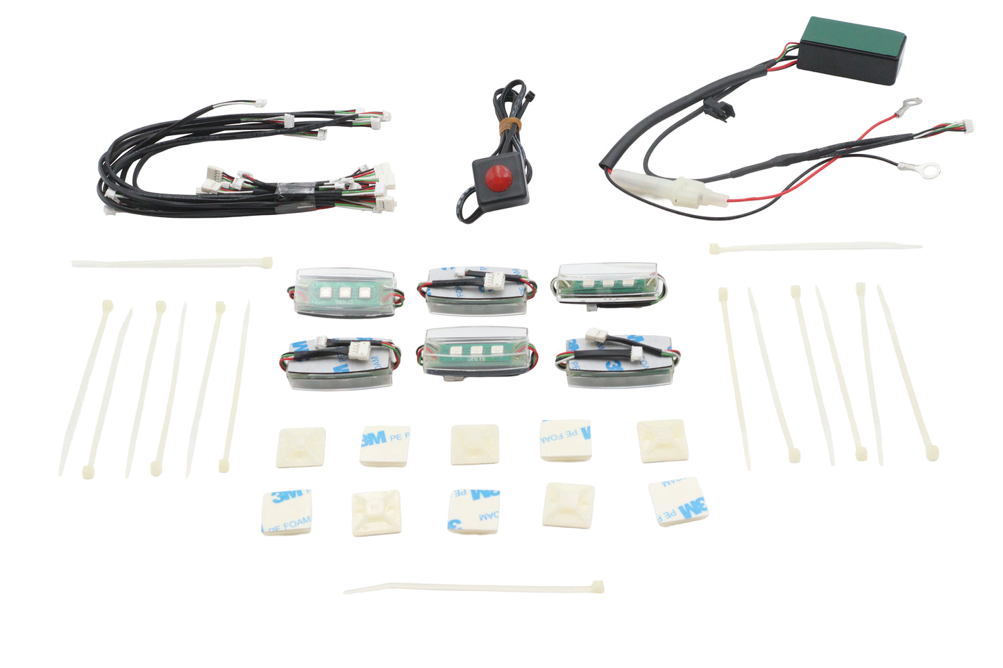 LED Marker Lamp Pod Set with 6 Pods