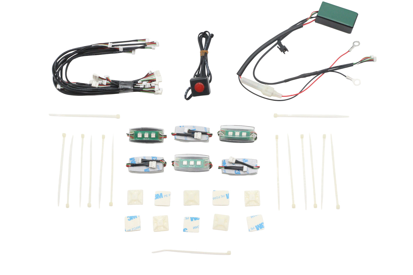 LED Marker Lamp Pod Set with 6 Pods
