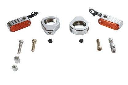 Turn Signal Kit Front with 39mm Fork Clamps