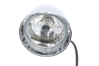 3-1/2 Round Headlamp Billet with Visor