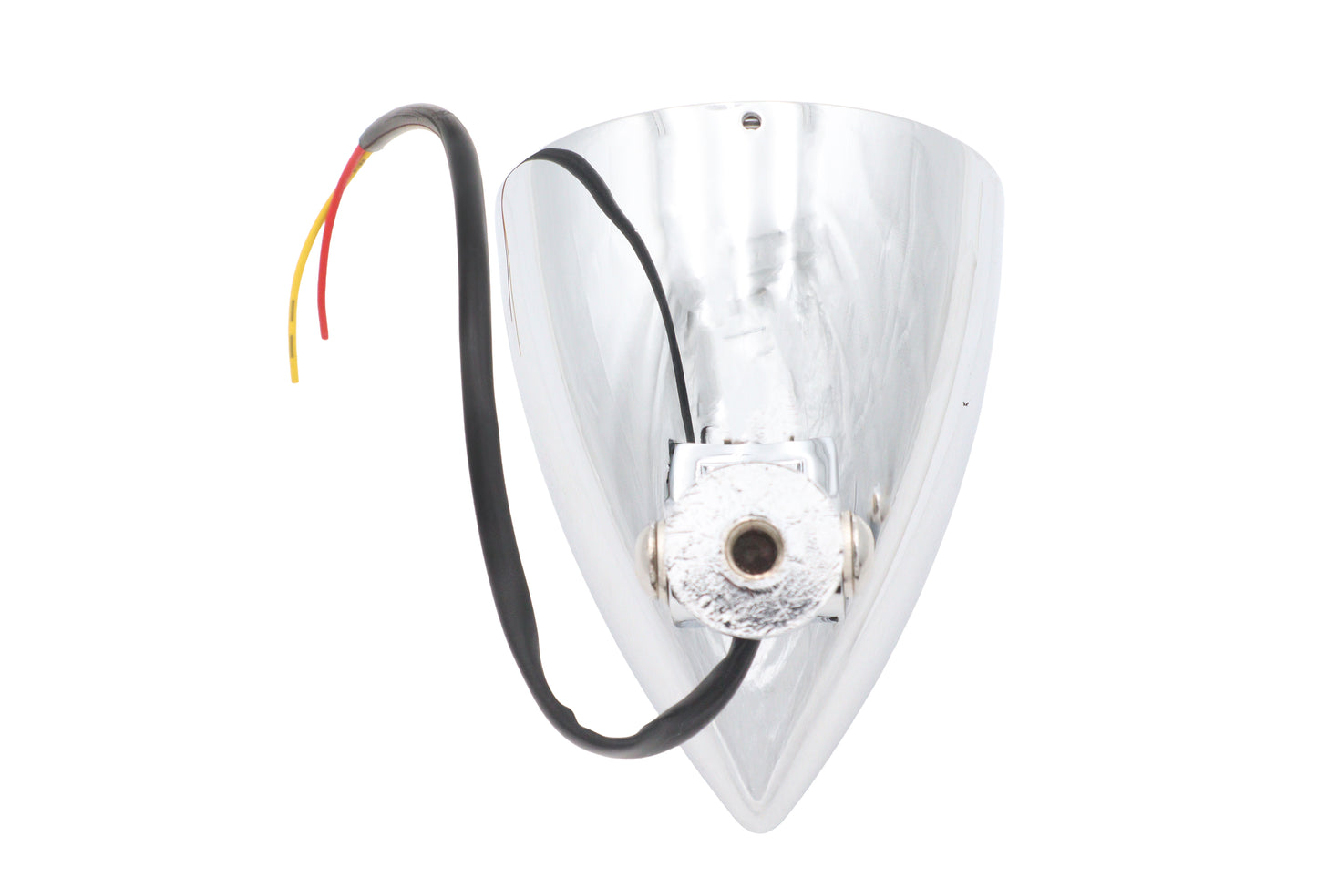 3-1/2 Round Headlamp Billet with Visor