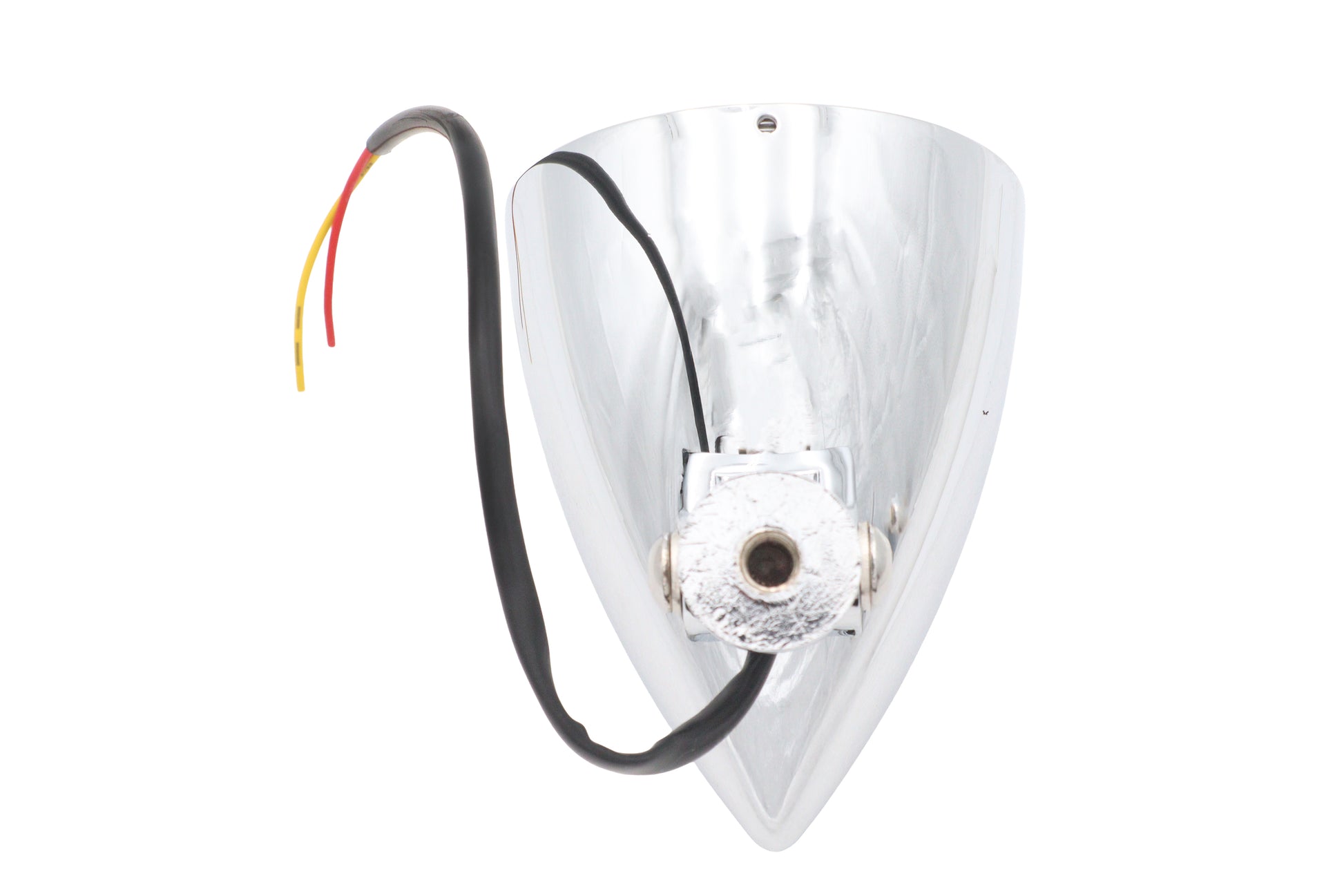 3-1/2 Round Headlamp Billet with Visor
