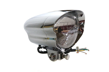 5-3/4 Headlamp Assembly Glow Style with Visor
