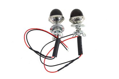 License Plate Frame Bolt Set With Glass Lens And LED Light