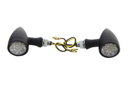 LED Bullet Marker Lamp Set Black