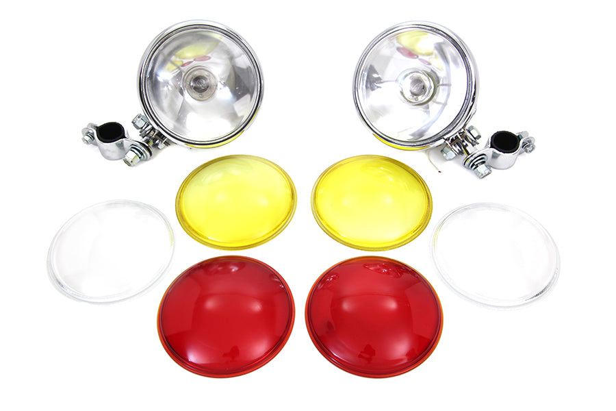 Chrome Spotlamp Set