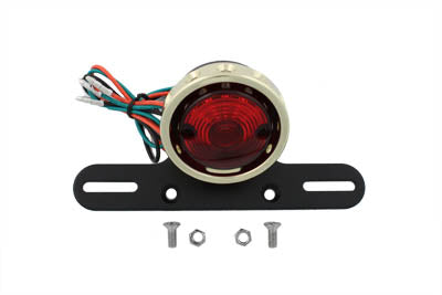 Round Tail Lamp Assembly Bobber Style