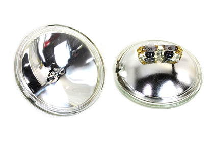 Clear 4-1/2 12 Volt Sealed Beam Spotlamp Bulb Set