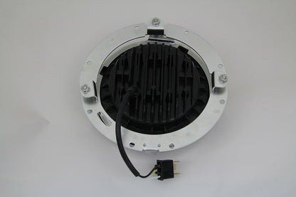 7 LED Headlamp Assembly Gloss Black