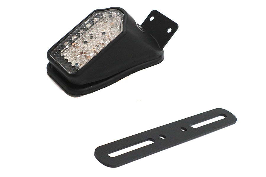 Black Mini Tombstone Tail Lamp with Bracket