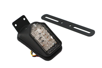 Black Mini Tombstone Tail Lamp with Bracket