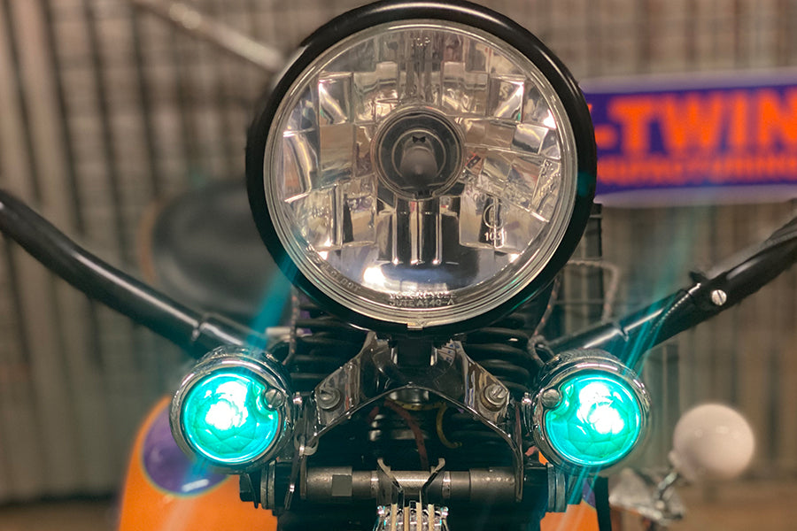 Tail Lamp Lens Set Faceted Green