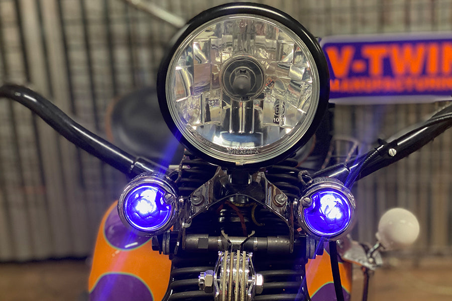 Tail Lamp Lens Set Faceted Purple