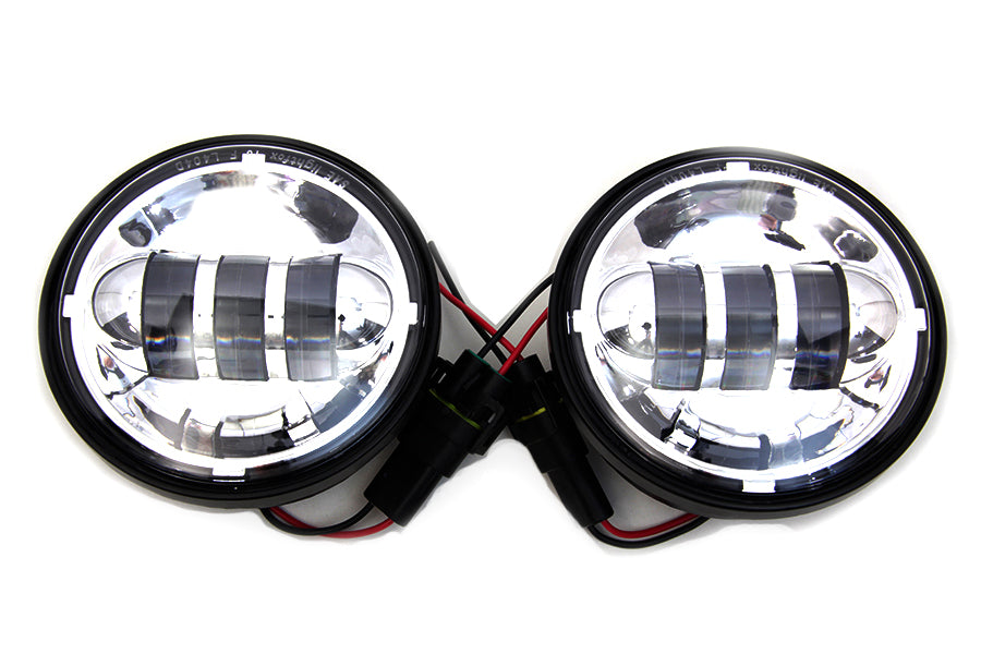 4-1/2 LED Spotlamp Assembly Chrome