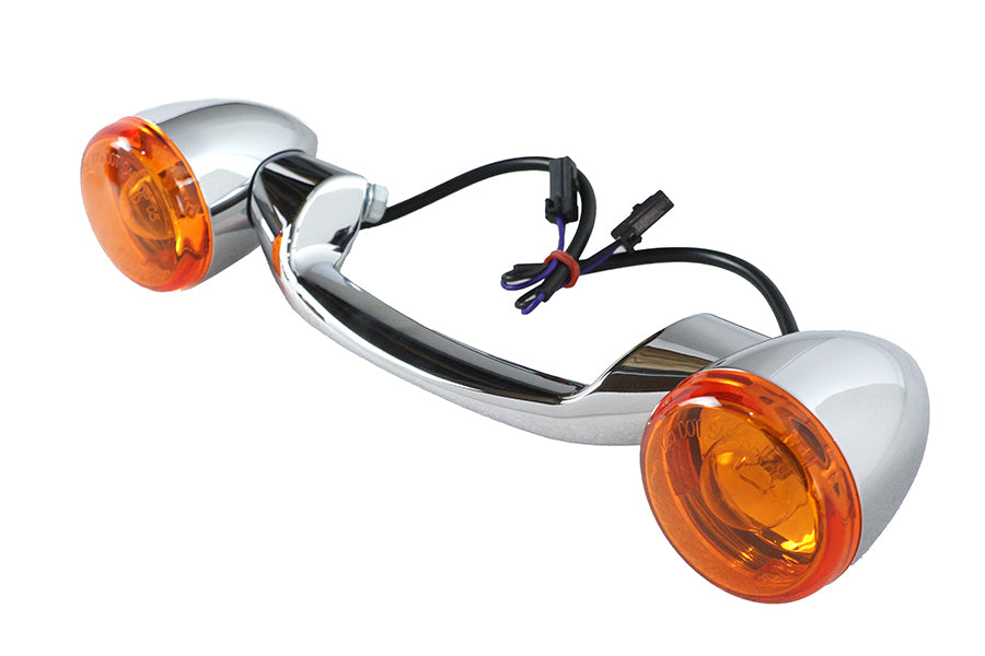 Chrome Revox Turn Signal Bar with Lamps