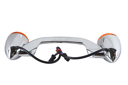Chrome Revox Turn Signal Bar with Lamps