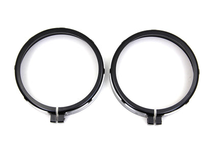 Billet Spotlamp Trim Set Black