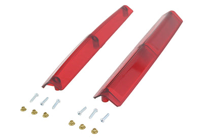 Tour Pak Red Side Marker Lamp Lens Set