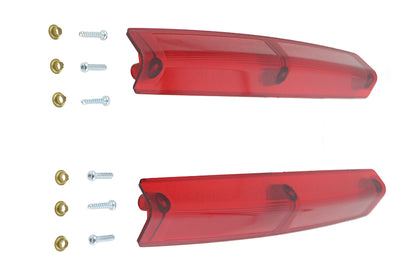 Tour Pak Red Side Marker Lamp Lens Set